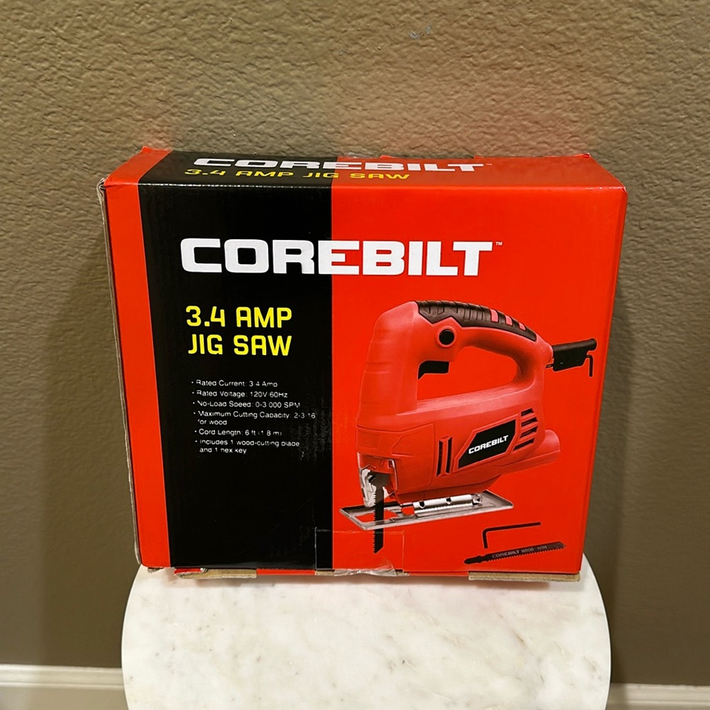 New Corebilt 3.4 Amp Jig Saw